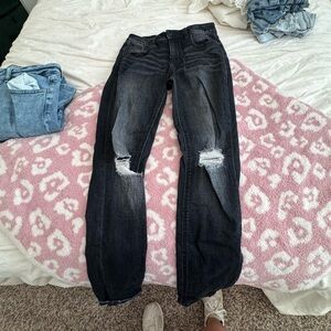 Miss Me Black Boyfriend Jeans Distressed Style